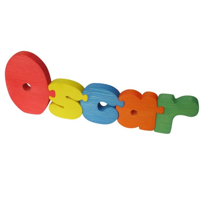 Name sales jigsaw wooden